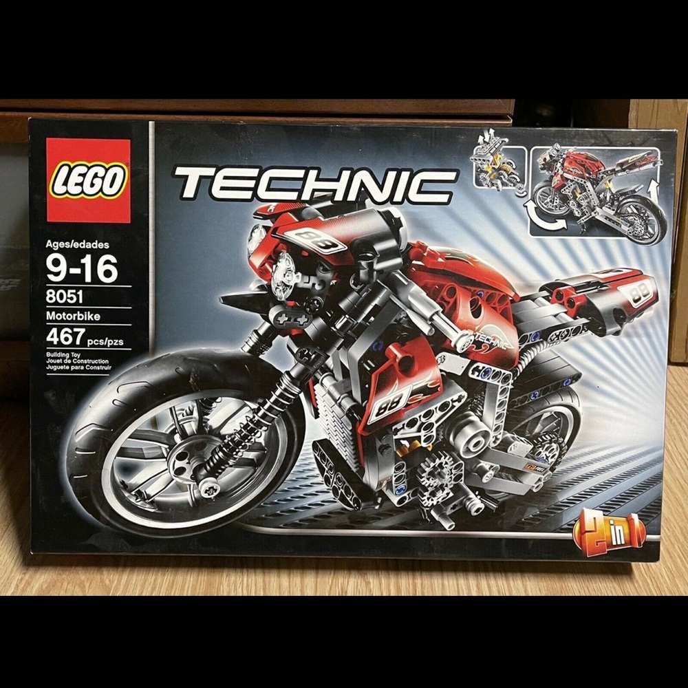 🆕 Lego Technic Motorbike Rare New In Box